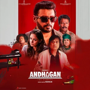 Official poster for Andhagan